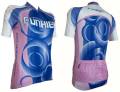 ����� ����� ���� - Funkier Blue Circles Women's Cycling Jersey