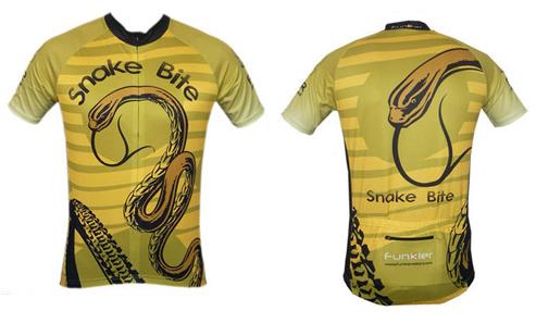����� ����� - Funkier Men\'s Sublimation Yellow Snake Bite Jersey
