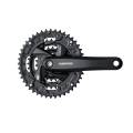 Shimano - (M371) 9 Spd Square Crankset w/o Chain Guard