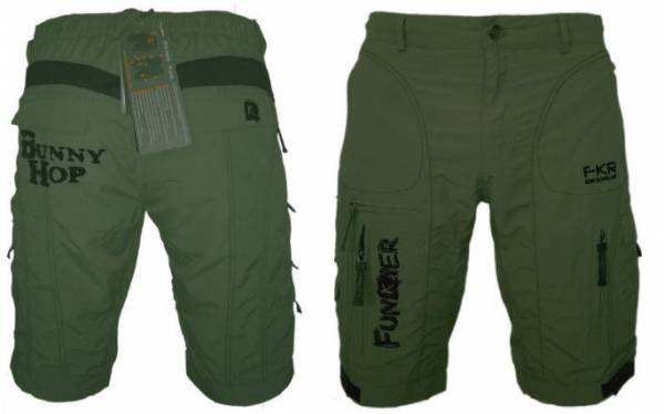 ���� ���� ���� ��� ���� ���� ������� - Funkier Olive Green MTB Shorts
