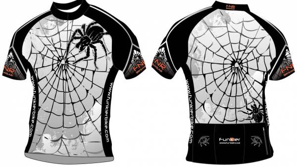 ����� ����� ����� ��� - Funkier White Spider Men\'s Cycling Jersey