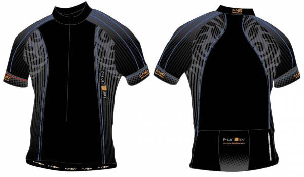 ����� ����� ��� ���� - Funkier Blue Men\'s Cycling Jersey