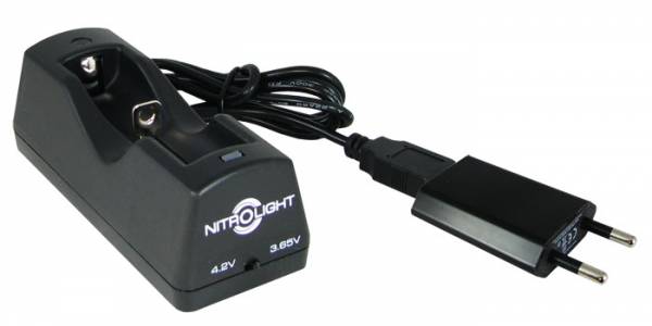 ���� ������ NITROLIGHT 18650 CR123A  Li-ion - Nitro 1000 - 4.2V - 3.65V