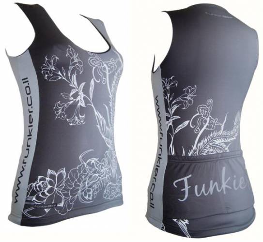 ������ ����� ���� - Funkier Flowers women\'s Tank Top